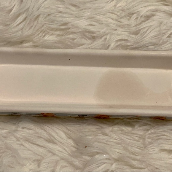 Vintage 1988 House of Lloyd TT-11 Christmas Bear and Goose Ceramic Cracker Tray - Picture 2 of 5